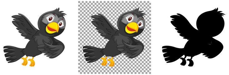 Set of bird character