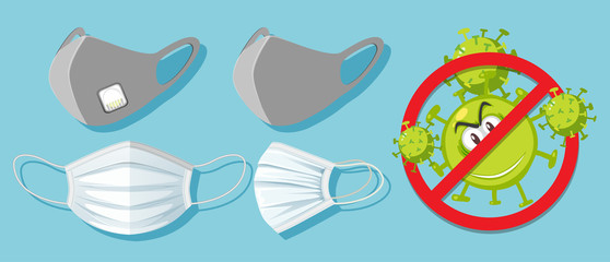 Protection virus facial mask