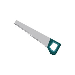 Hand Saw Icon Illustration Graphic Isolated in White