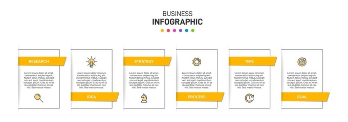 Infographic design with icons and 5 options or steps. Thin line vector. Infographics business concept. Can be used for info graphics, flow charts, presentations, web sites, banners, printed materials.