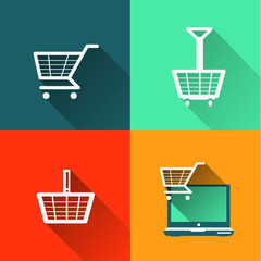 Shopping Cart  icon  (Vector)