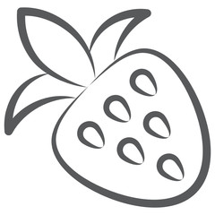 
Healthy fruit full of vitamins, a strawberry
