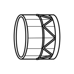 drum musical instrument line style icon