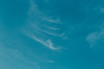 View of the clouds against the blue sky