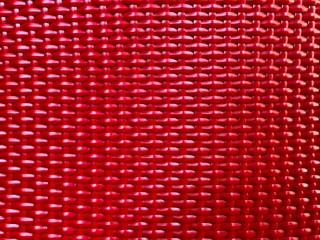 赤い藤　編み目のテクスチャー