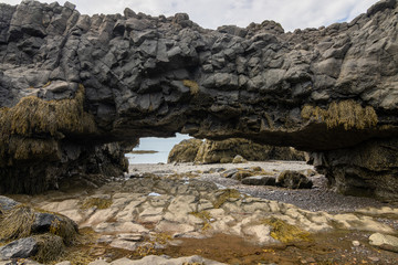 Natural arch on the beach