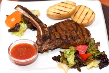 food, meat, meal, dinner, chicken, grilled, beef, fried, plate, steak, barbecue, white, dish, cuisine, lunch, grill, cooked, gourmet, fish, roasted, closeup, tasty, roast, delicious