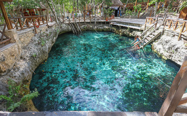 Cenote Zacil-Ha swimming area