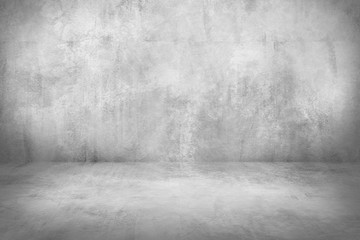 Concrete wall white color for background. Old grunge textures with scratches and cracks. White painted cement wall texture.