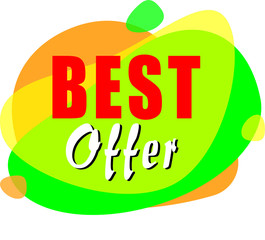 Fototapeta premium Big and fantastic offer emblem, vector illustration