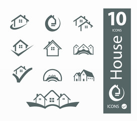 Set of house icon