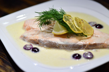 food, fish, plate, meal, vegetable, dinner, dish, sauce, white, meat, gourmet, lemon, cuisine, lunch, healthy, seafood, green, restaurant, herring, grilled, delicious, fried, fillet, parsley, vegetabl