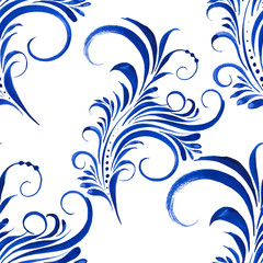 Decorative seamless texture. Luxury ornament