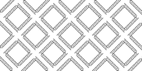 Fasion black line on white backgraund. Seamless pattern for fabric, print, wallpaper, packaging. Strocke trandy design