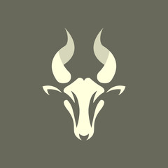 Goat logo template