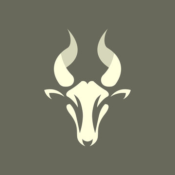 Goat logo template