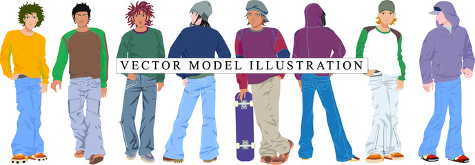 Fashion Model Illustration 