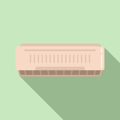 Room air conditioner icon. Flat illustration of room air conditioner vector icon for web design