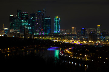 Fototapeta na wymiar Moscow International Business Center, Moscow-City