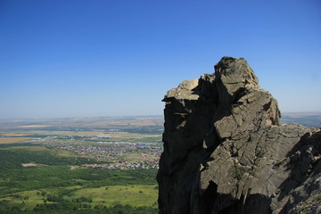rock in the mountains