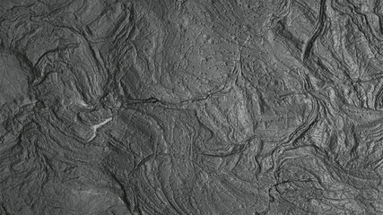 Stone ground magic dark gray sand background. 3D rendering