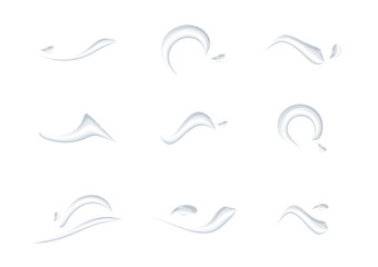 realistic water drop vectors isolated on white  background ep46