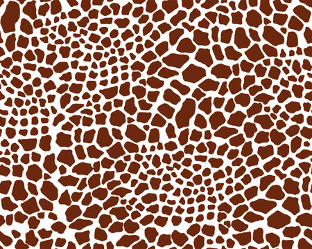 seamless giraffe skin like pattern