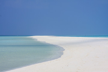 Sandbank at Kuramathi Island, what a beautyfull beach
