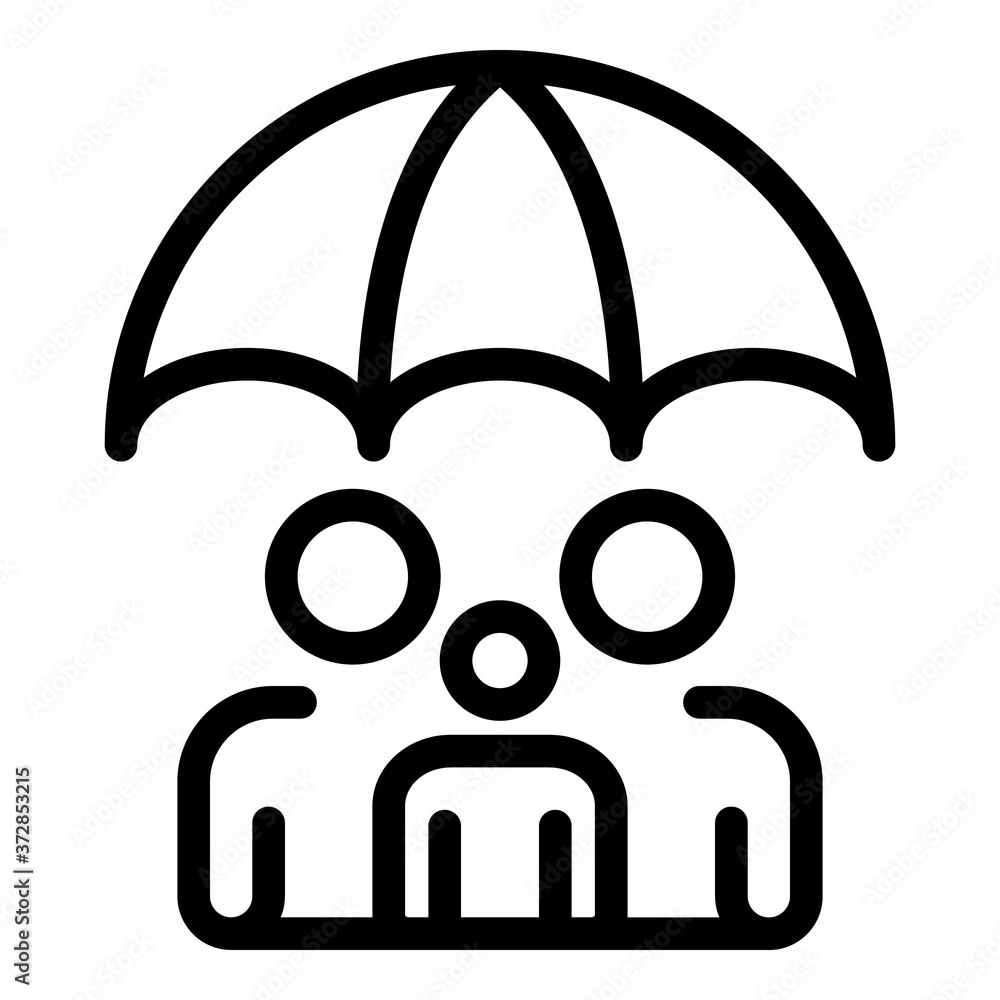 Poster safe clients icon. outline safe clients vector icon for web design isolated on white background
