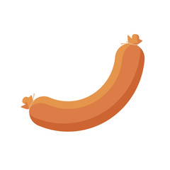 Simple sausage icon sign design