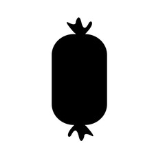 Simple sausage icon sign design
