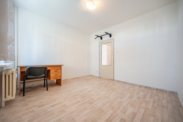 Empty room in an appartment, indoor.
