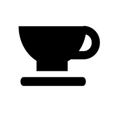 Simple cup icon sign design