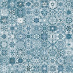 seamless pattern with snowflakes
