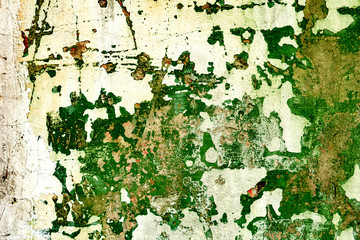 Abstract green concrete wall background and texture