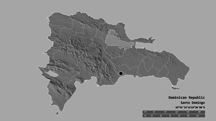 Location of Duarte, province of Dominican Republic,. Bilevel