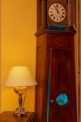 Clock and Lamp