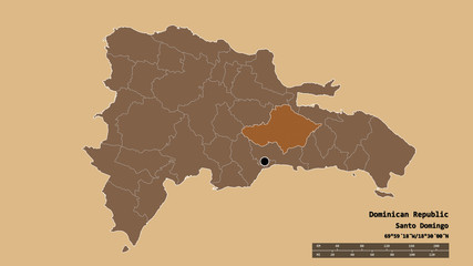 Location of Monte Plata, province of Dominican Republic,. Pattern