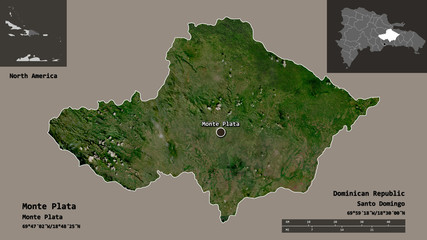 Monte Plata, province of Dominican Republic,. Previews. Satellite