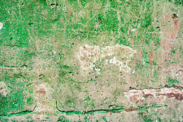 Abstract green concrete wall background and texture