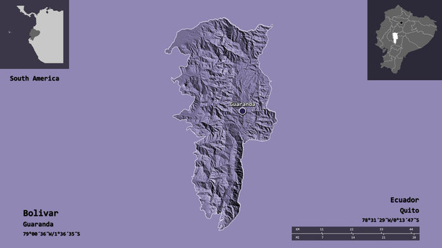 Bolivar, province of Ecuador,. Previews. Administrative
