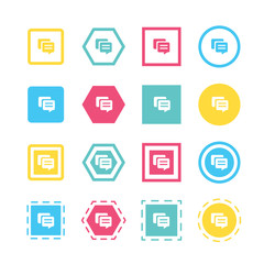 Chat icon illustration