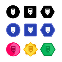 Pencil icon vector images