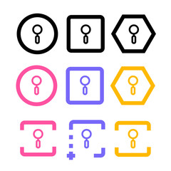 Search icon vector images