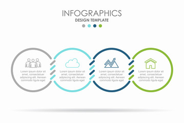 Infographic design template with place for your data. Vector illustration.