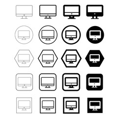 computer monitor icon