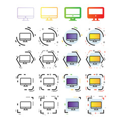computer monitor icon