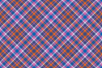 Tartan scotland seamless plaid pattern vector. Retro background fabric. Vintage check color square geometric texture.