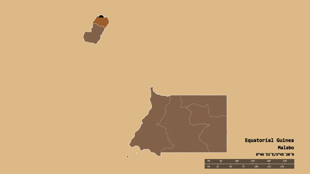 Location Of Bioko Norte, Province Of Equatorial Guinea,. Pattern