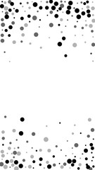 Scattered random black dots. Dark points dispersio